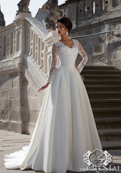 Свадебное платье Sicilia-А50541 - Свадебный шоу-рум Ажур