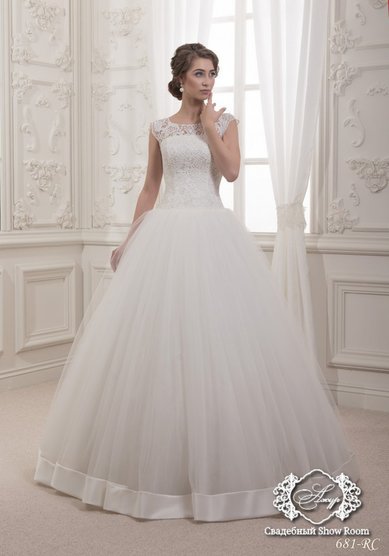 Свадебное платье 681-RC-А50596 - Свадебный шоу-рум Ажур
