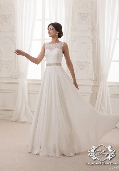 Свадебное платье 721-JN-А50598 - Свадебный шоу-рум Ажур