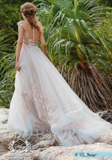 Свадебное платье Monique-А64552 - Свадебный шоу-рум Ажур