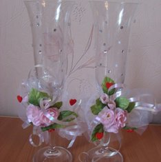 Бокалы для молодоженов Б36050