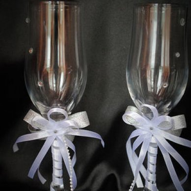 Бокалы для молодоженов С36065 - Салон аксессуаров Софья